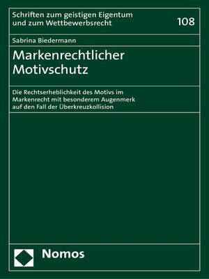 cover image of Markenrechtlicher Motivschutz